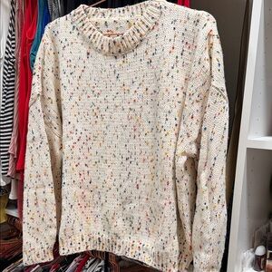 Cupshe Multicolor Speckled Knit Sweater